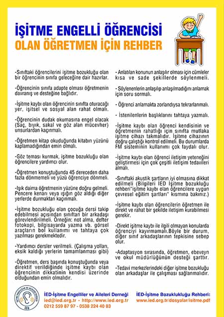 Öğretmen için Rehber